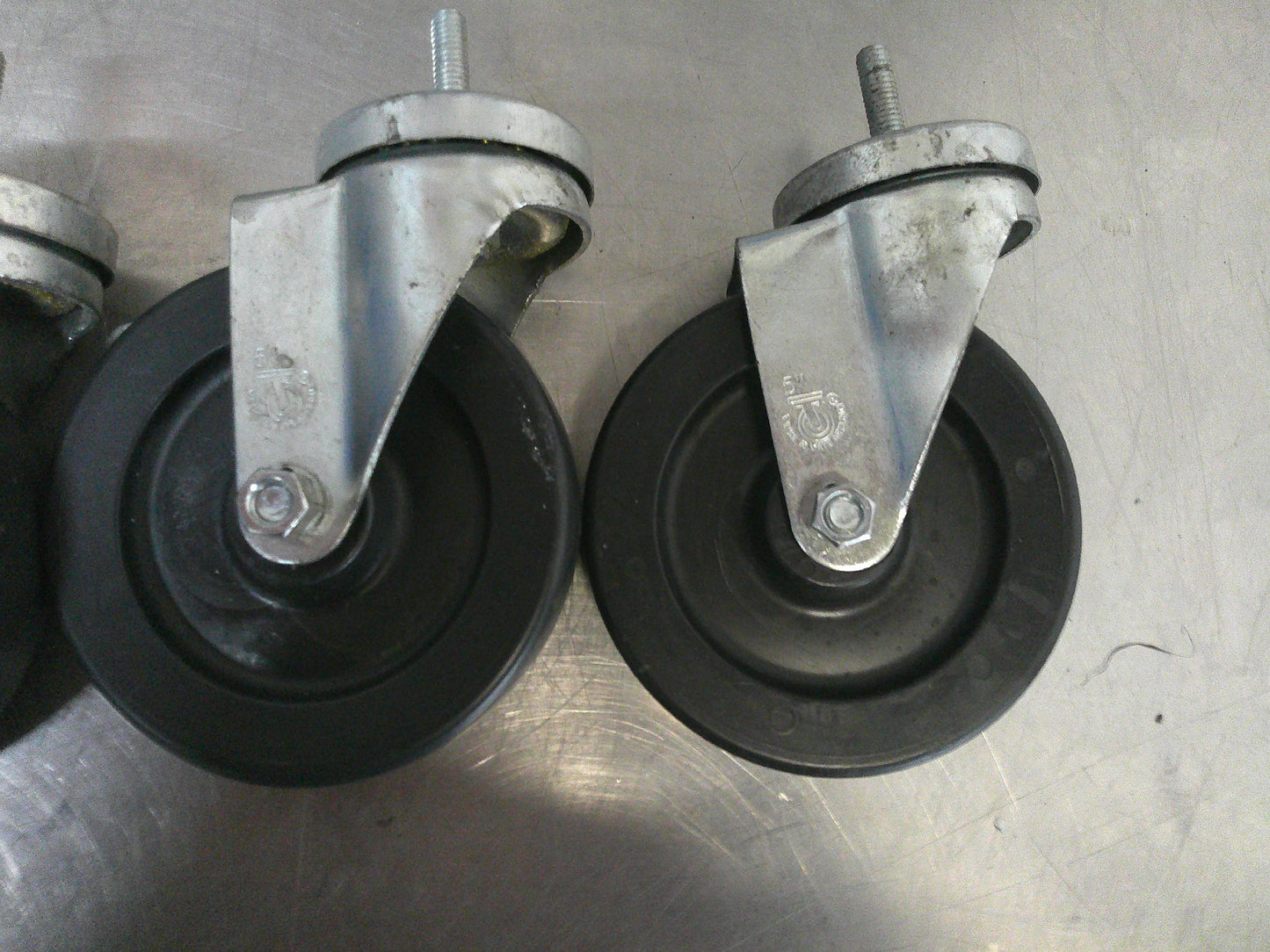 Commercial Grade Casters, 5" Threaded Casters, #9602