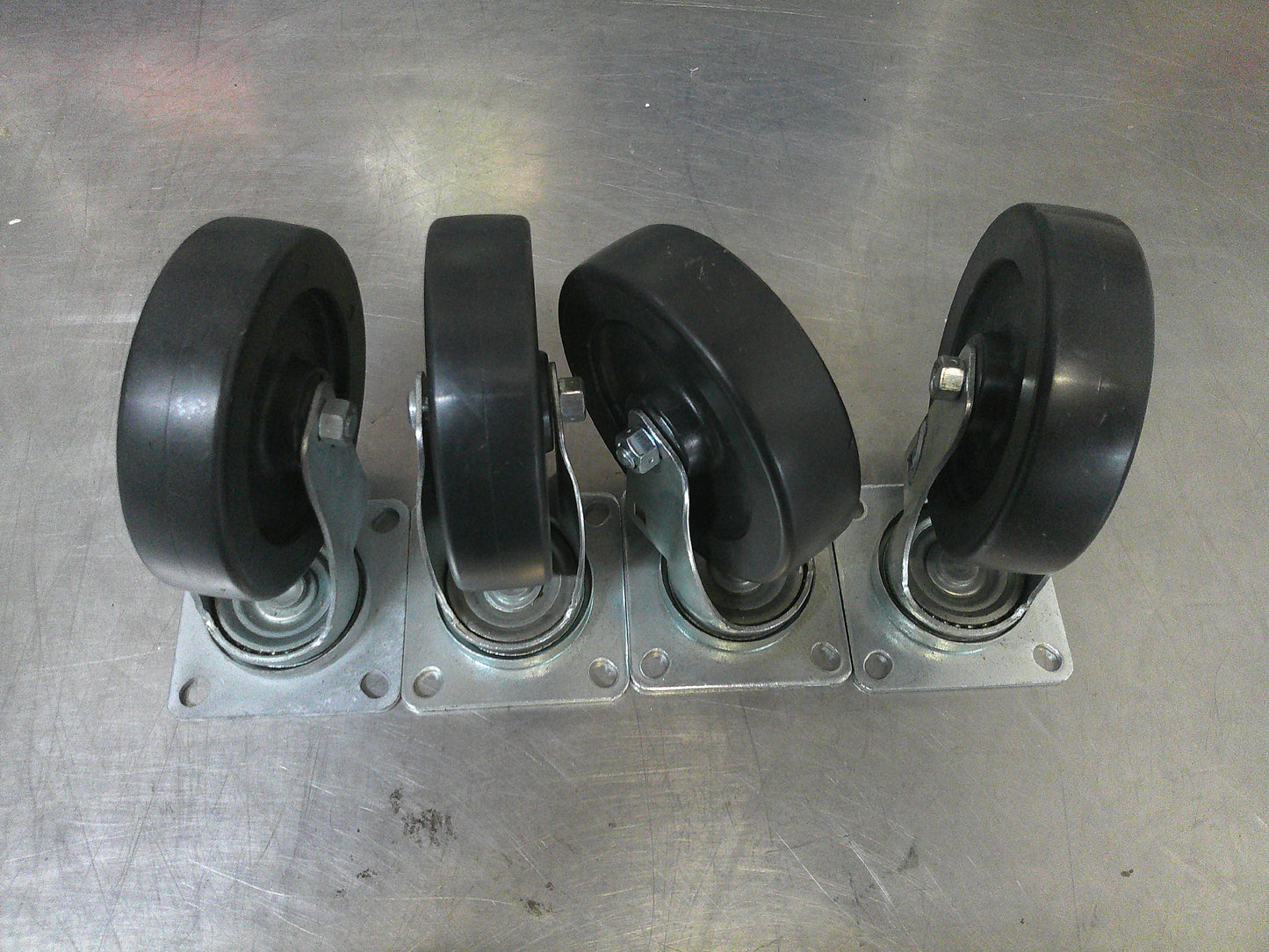 Commercial Grade Casters, 5" Rivet Casters, #9615