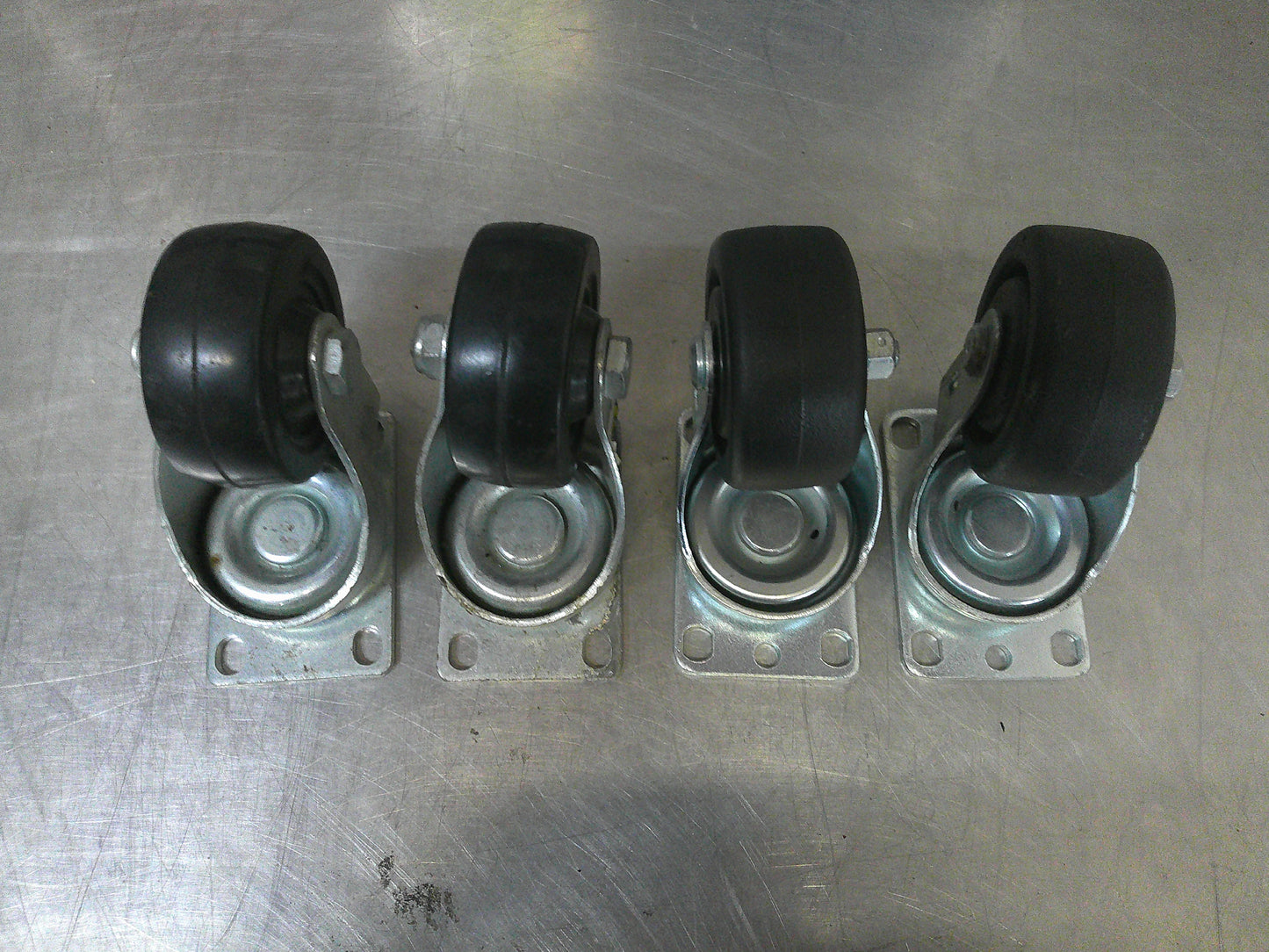Commercial Grade Casters, 3" Rivet Casters, #9597
