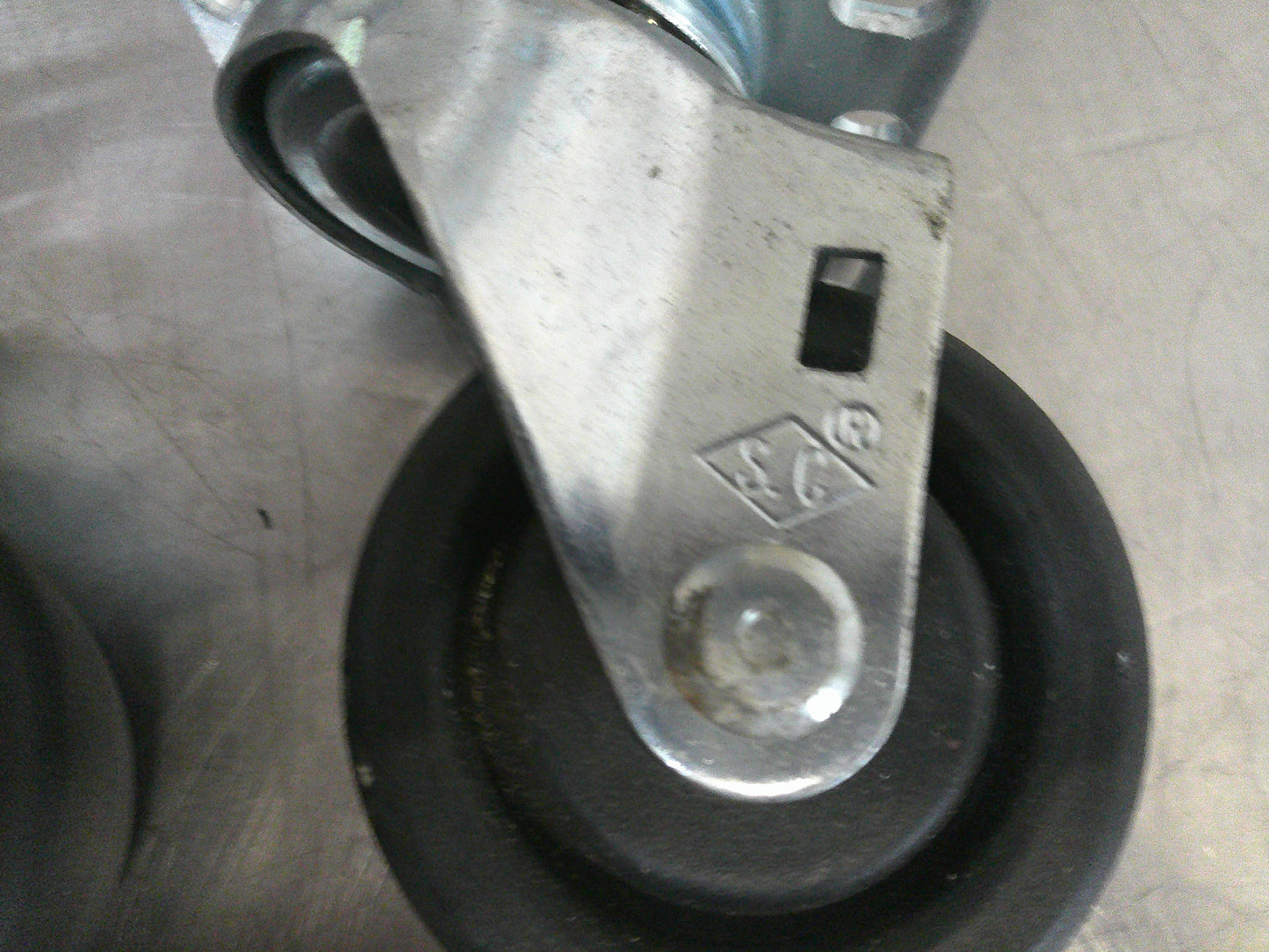 Commercial Grade Casters, 3" Rivet Casters, #9597