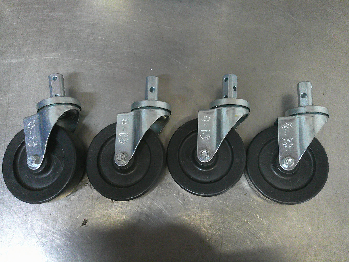 Commercial Grade Casters, 5" Pop-In Casters, #9610