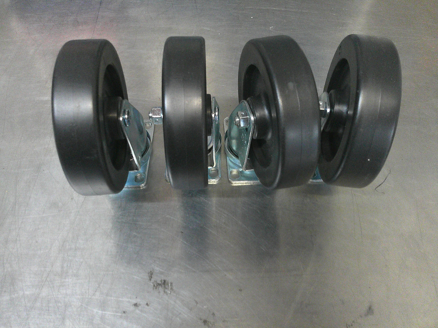 Commercial Grade Casters, 5" Rivet Casters, #9592