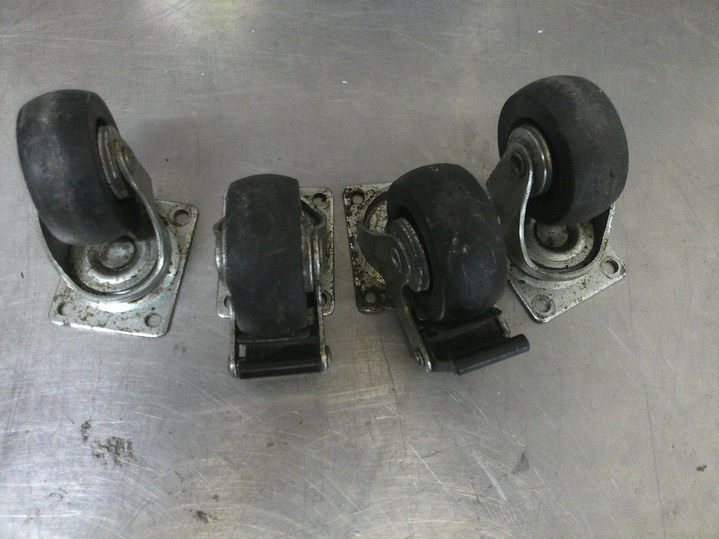 Commercial Grade Casters, 2.5" Rivet Casters, #9612