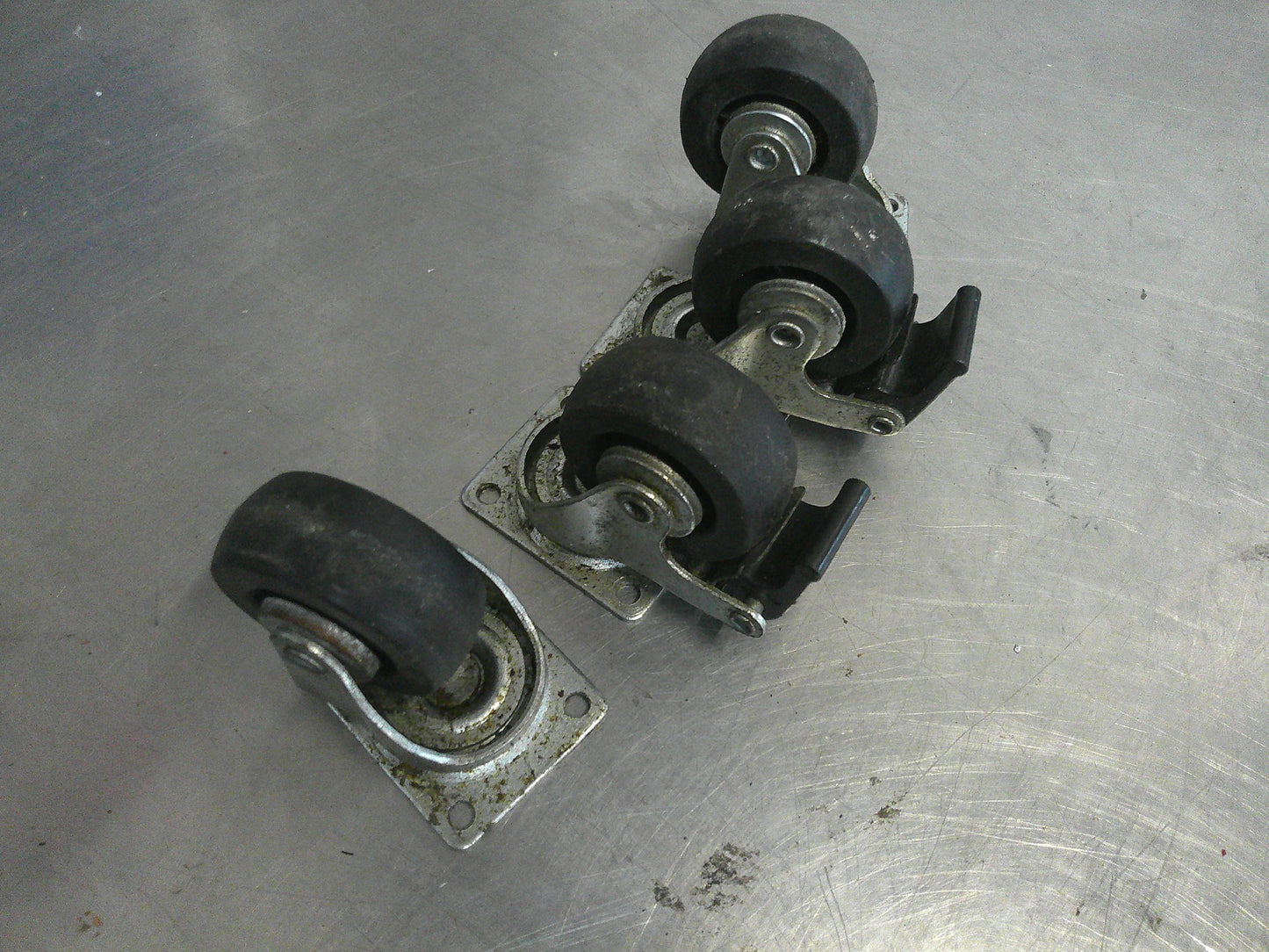 Commercial Grade Casters, 2.5" Rivet Casters, #9612