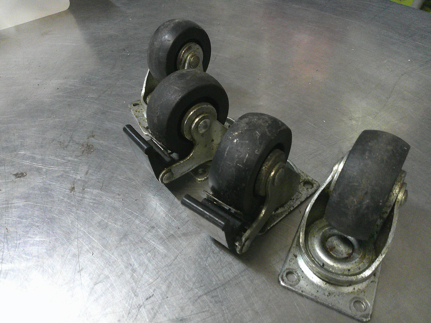 Commercial Grade Casters, 2.5" Rivet Casters, #9612
