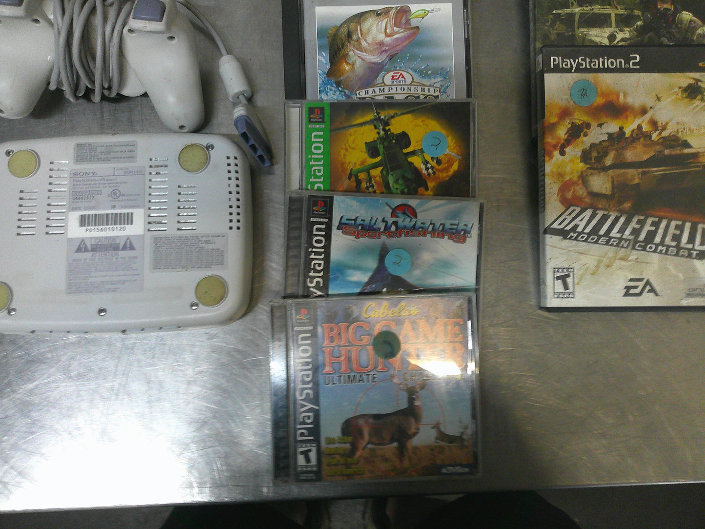 Sony SCPH-101 PSone Console System with Controller and Games, RARE FIND!