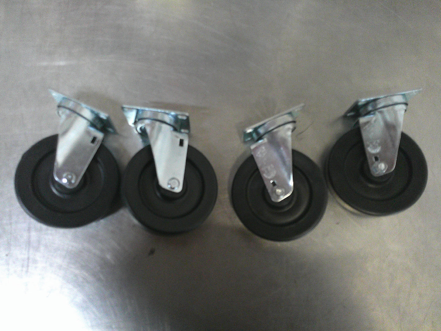 Commercial Grade Casters, 5" Rivet Casters, #9592