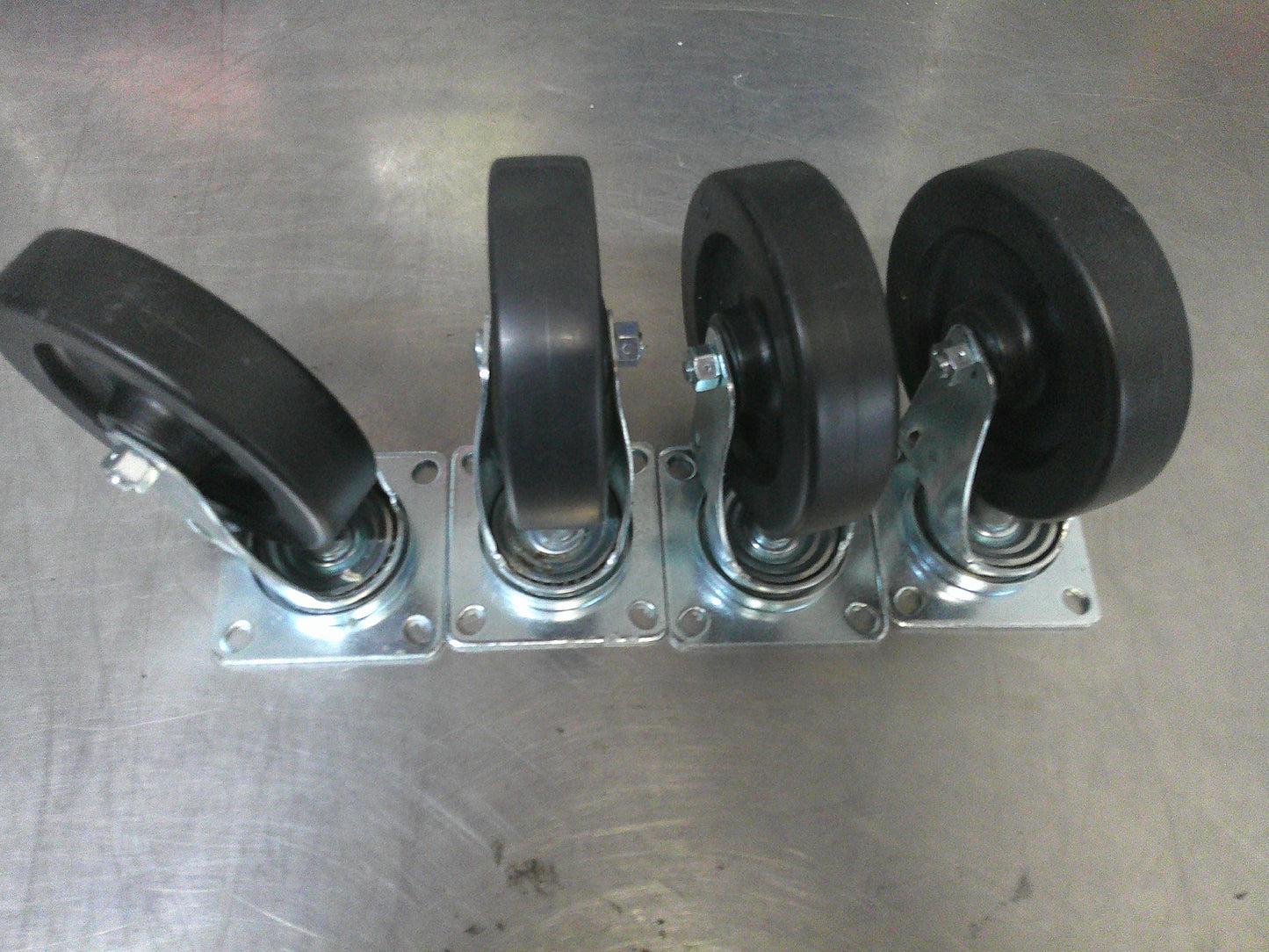 Commercial Grade Casters, 5" Rivet Casters, #9599