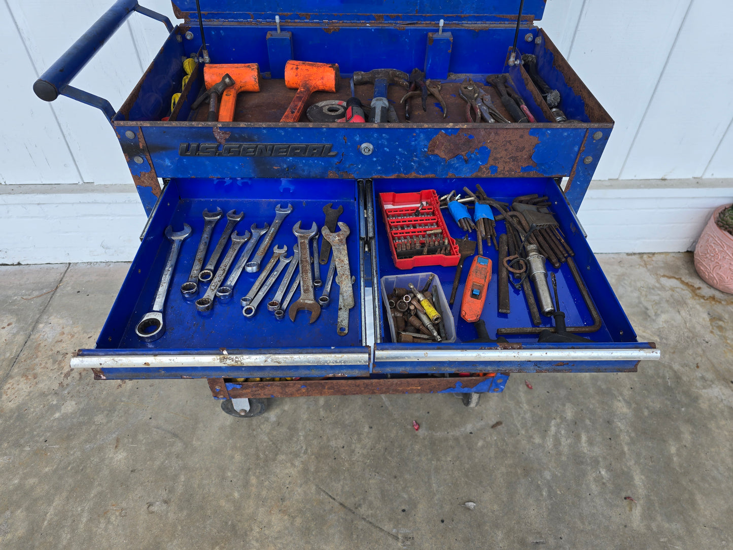 US General 56391, Toolbox with 4 Drawers and Tools, GREAT DEAL!