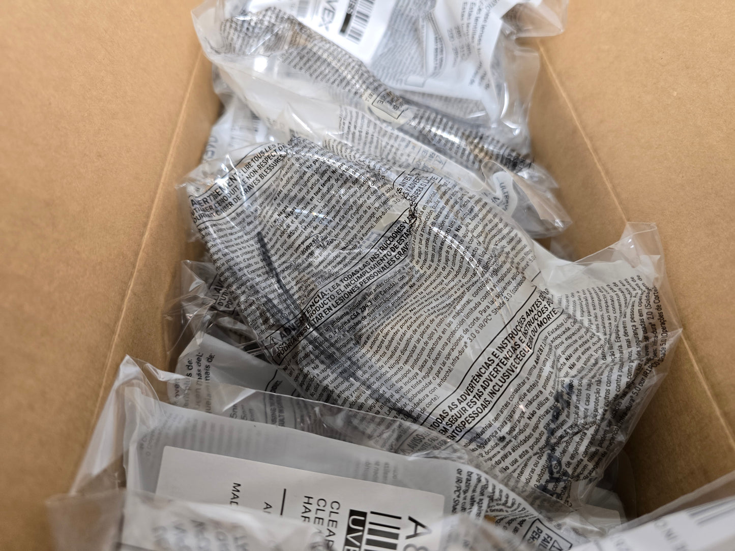 Lot of 19, Honeywell A800 UVEX Protective Glasses, ANSI Compliant, NEW, #9625