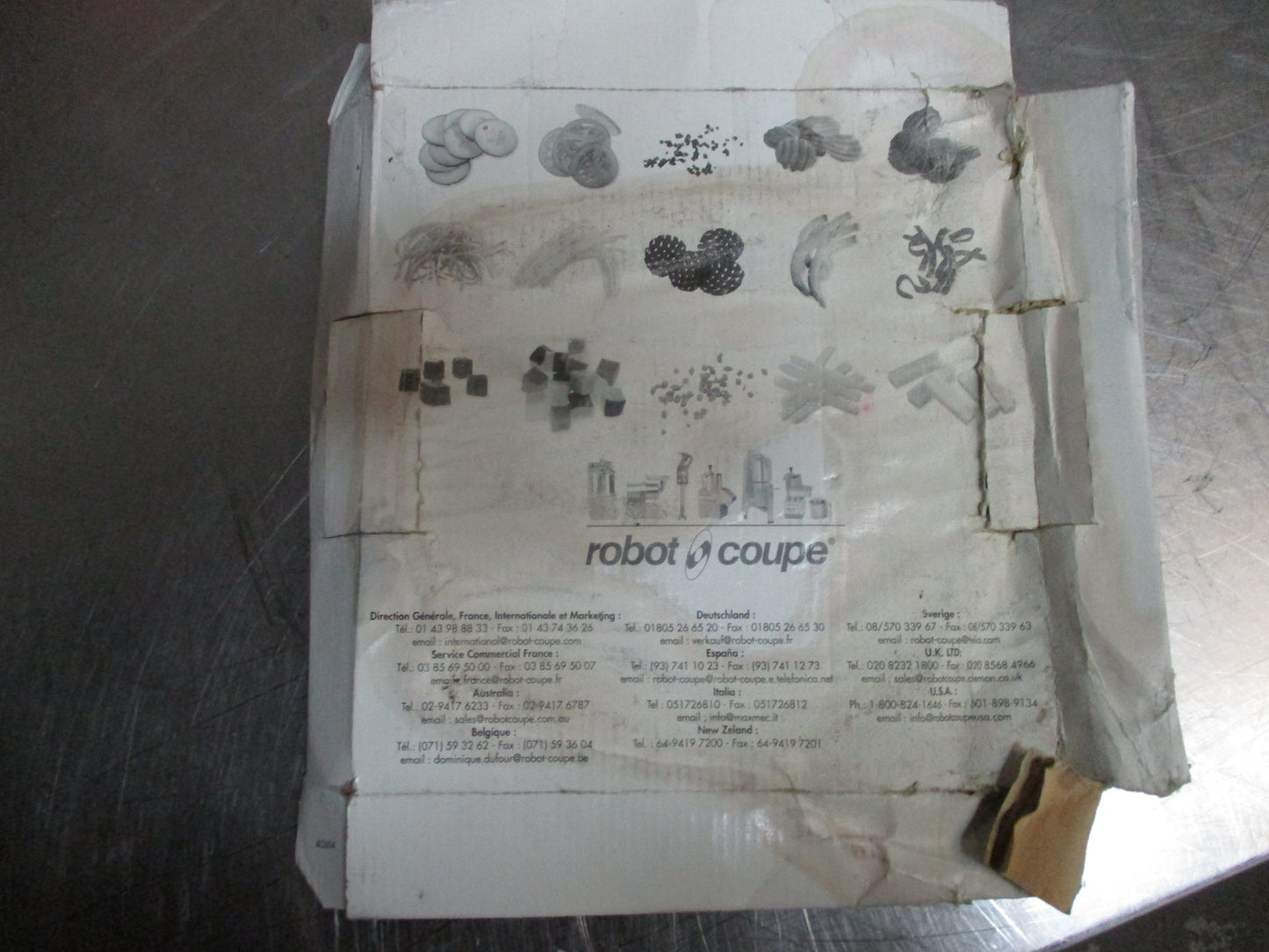 Robot Coupe 28134W, French Fry Dicing Disk, 8mm x 8mm, New-Old Stock, #8923
