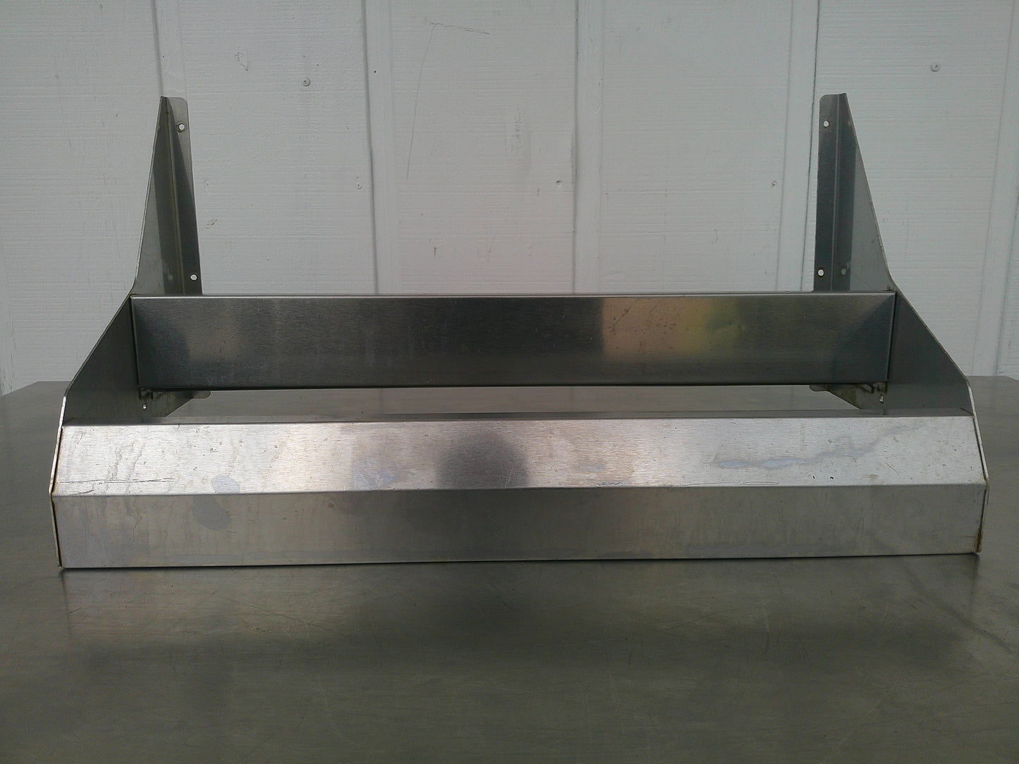 Stainless Steel Double Tier Compact Speed Rail, 24"W x 10"D x 12"H, STURDY #9154