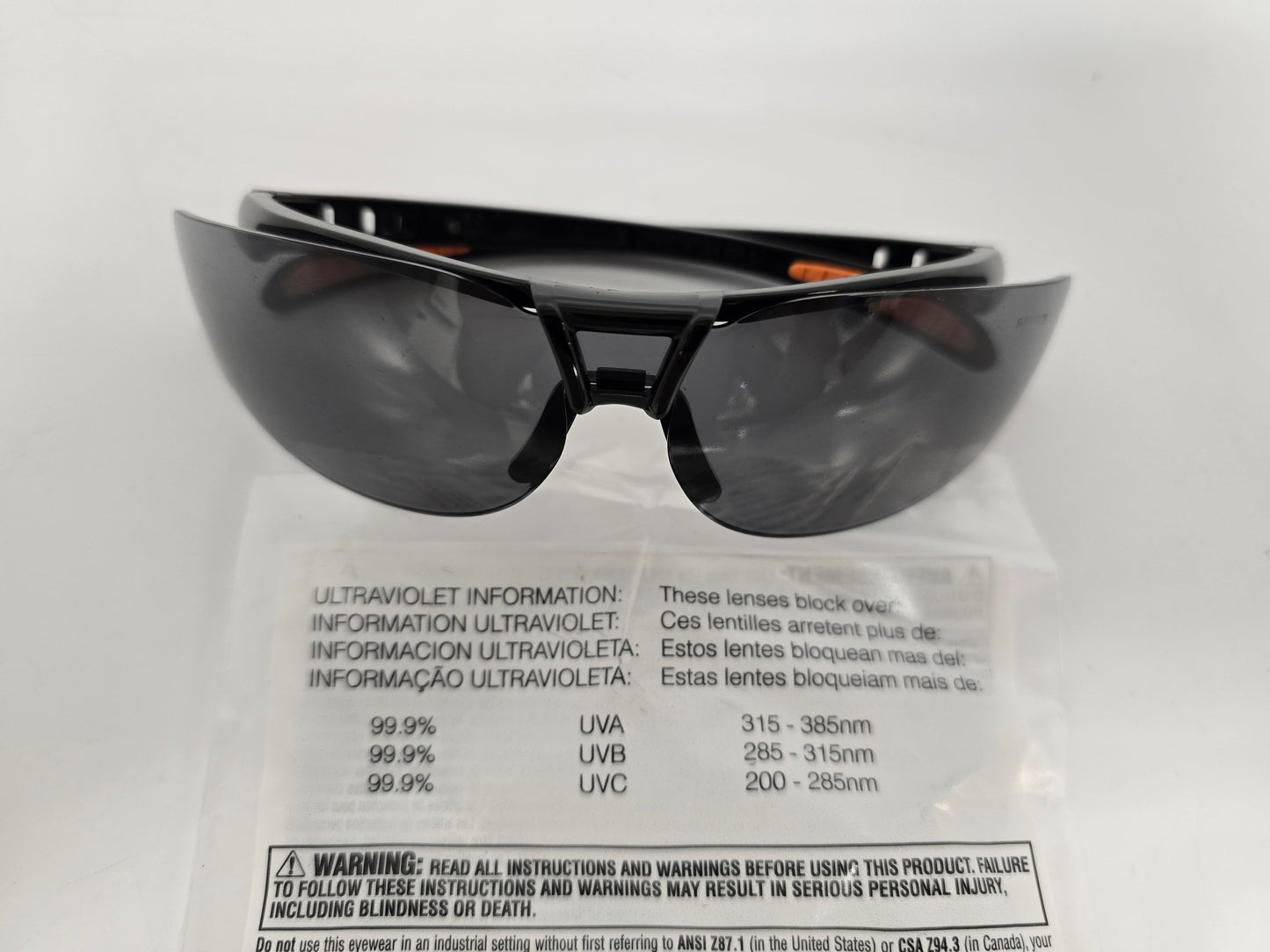 Lot of 11, UVEX S4201HS Protégé Protective Glasses, ANSI Compliant, NEW, #9627