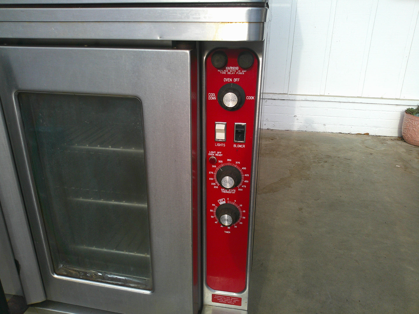 Blodgett Double Stack Convection Oven, HARDWIRED, TESTED, #8489