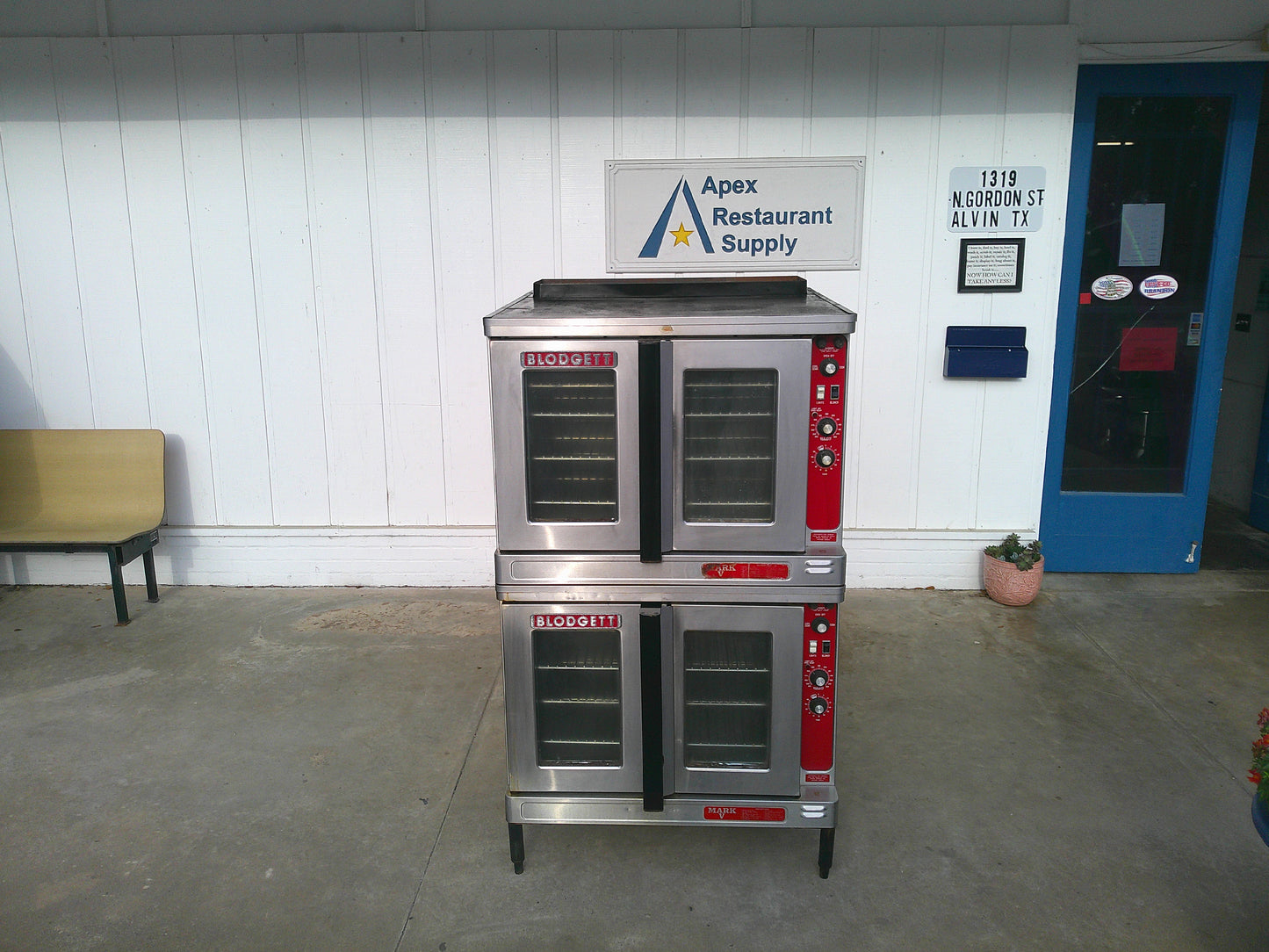 Blodgett Double Stack Convection Oven, HARDWIRED, TESTED, #8489