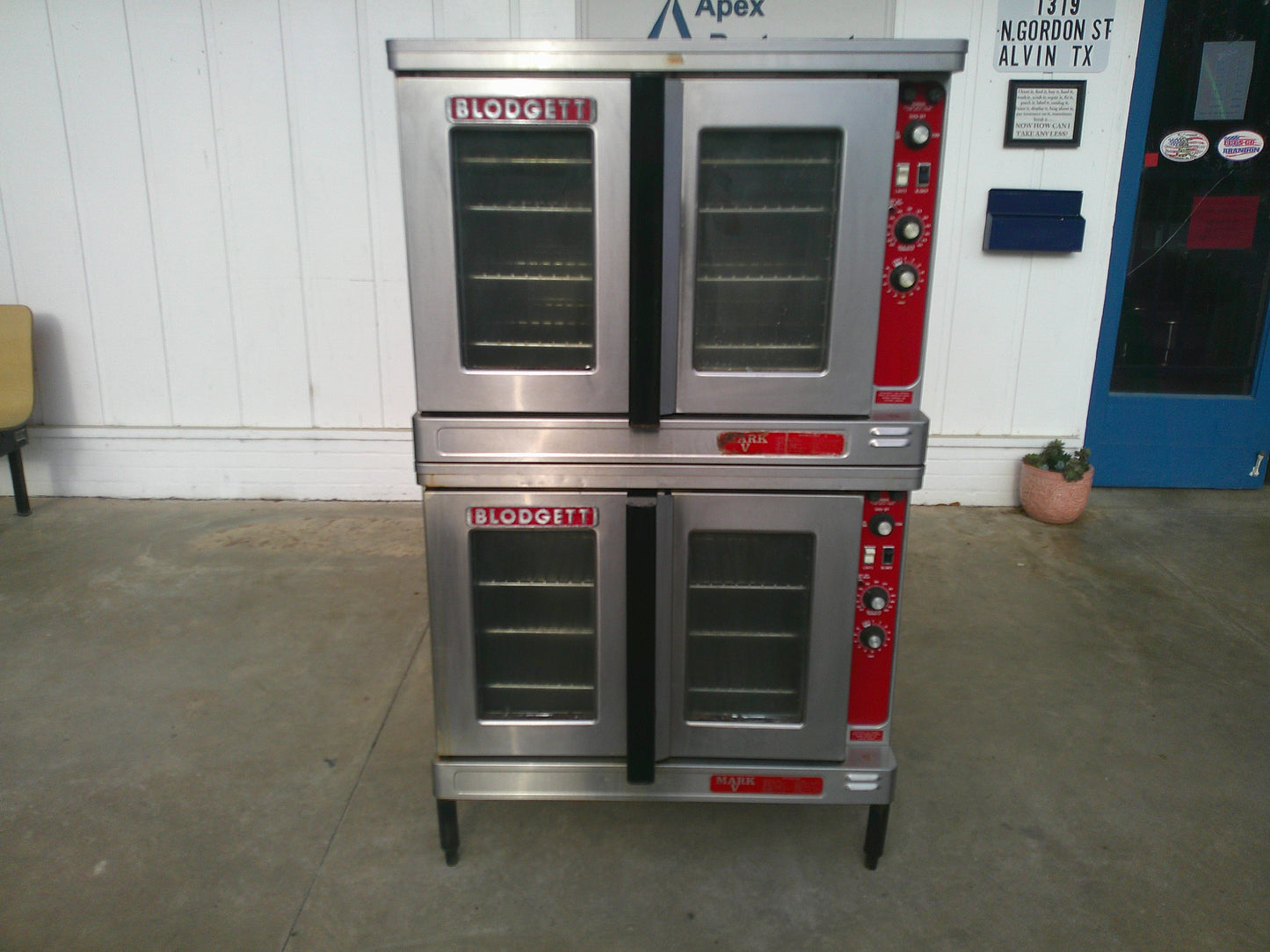 Blodgett Double Stack Convection Oven, HARDWIRED, TESTED, #8489