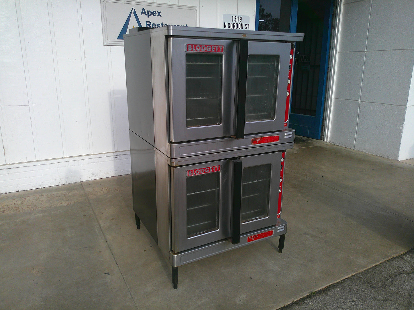 Blodgett Double Stack Convection Oven, HARDWIRED, TESTED, #8489
