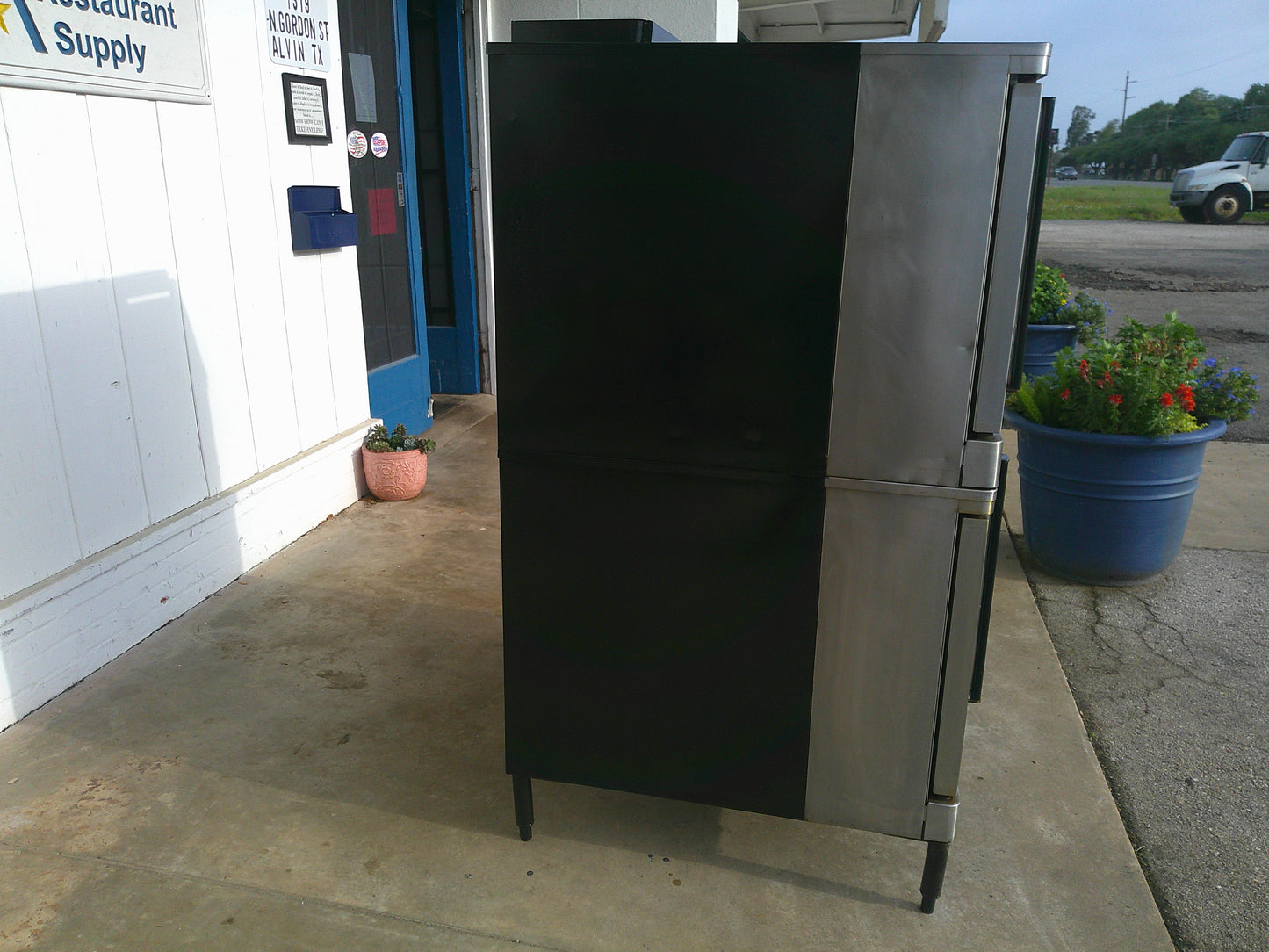 Blodgett Double Stack Convection Oven, HARDWIRED, TESTED, #8489