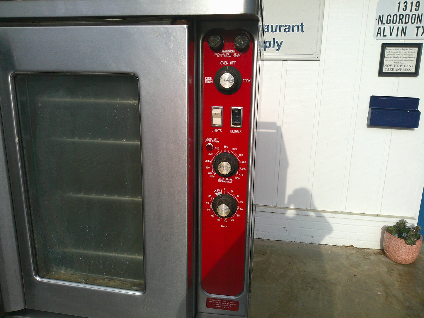 Blodgett Double Stack Convection Oven, HARDWIRED, TESTED, #8489
