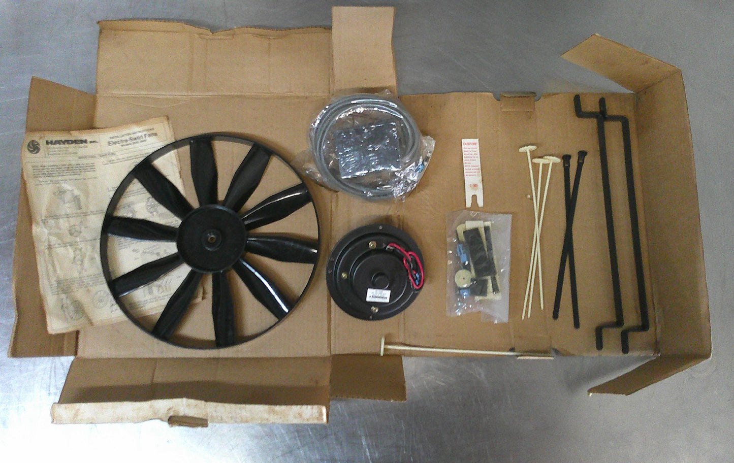 Hayden 3640 Electra-Swirl, 12" Electric Cooling Fan, New-Open Box, #9257