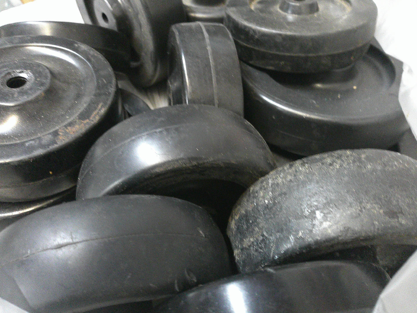 Lot of Mixed Wheels for Industrial Grade Casters, #9595