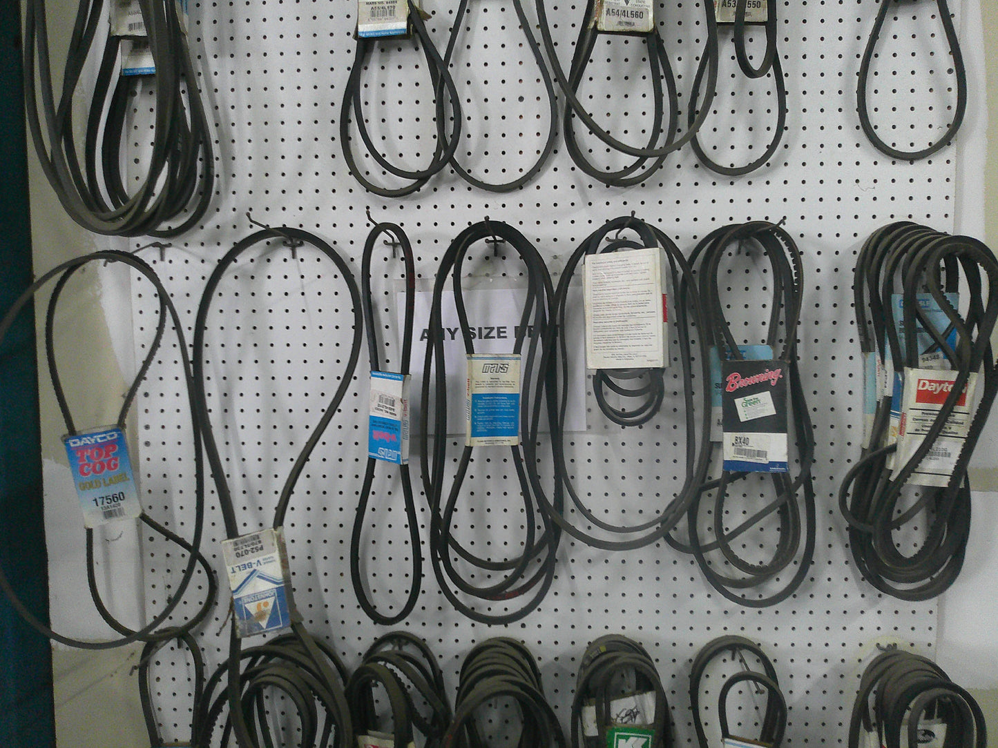 Lot of 70+, Commercial V-Belts, New-Old Stock, Multiple Sizes, MUST TAKE ALL, #9576