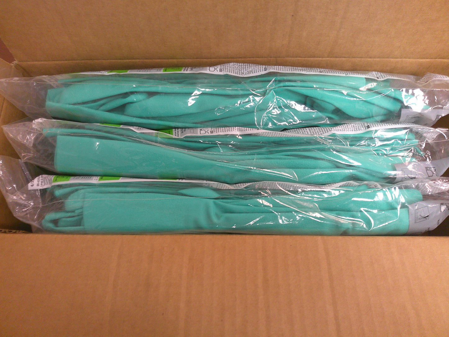 Lot of 36 Pairs, SHOWA 730 Nitrile Chemical Resistant Safety Gloves, New-Old Stock, #9630