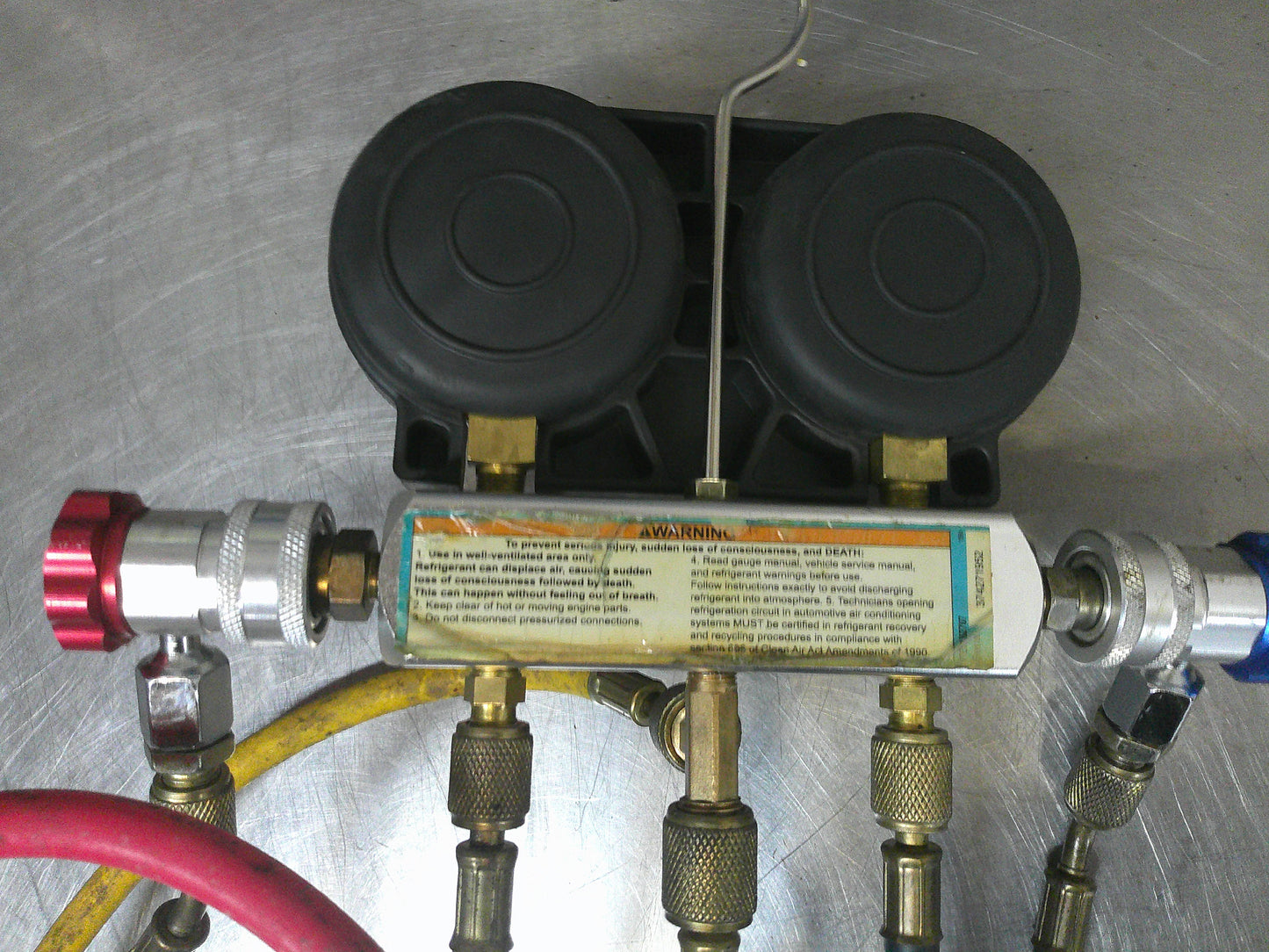 Stainless Steel Commercial Grade Refrigeration Gauges for Industrial Use
