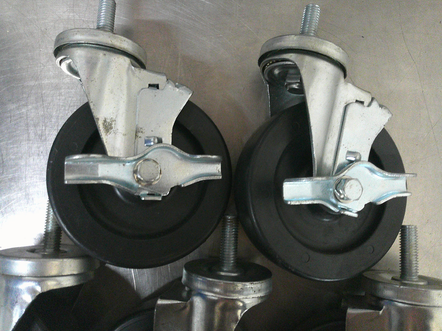 Commercial Grade Casters, 5" Threaded Casters, #9601