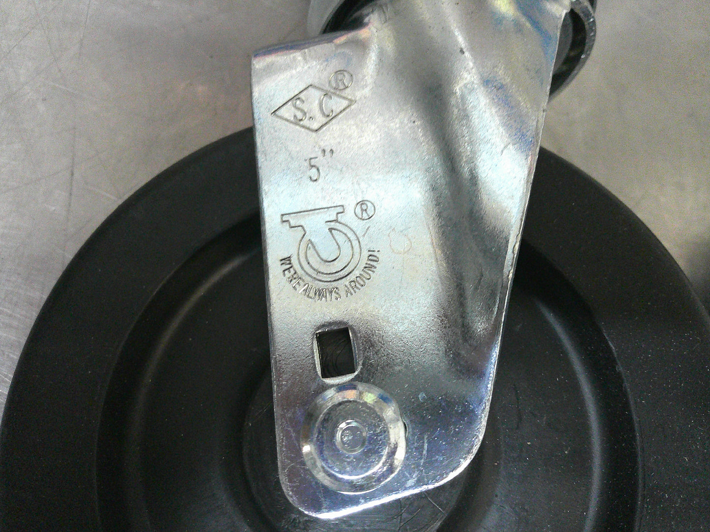 Commercial Grade Casters, 5" Threaded Casters, #9616