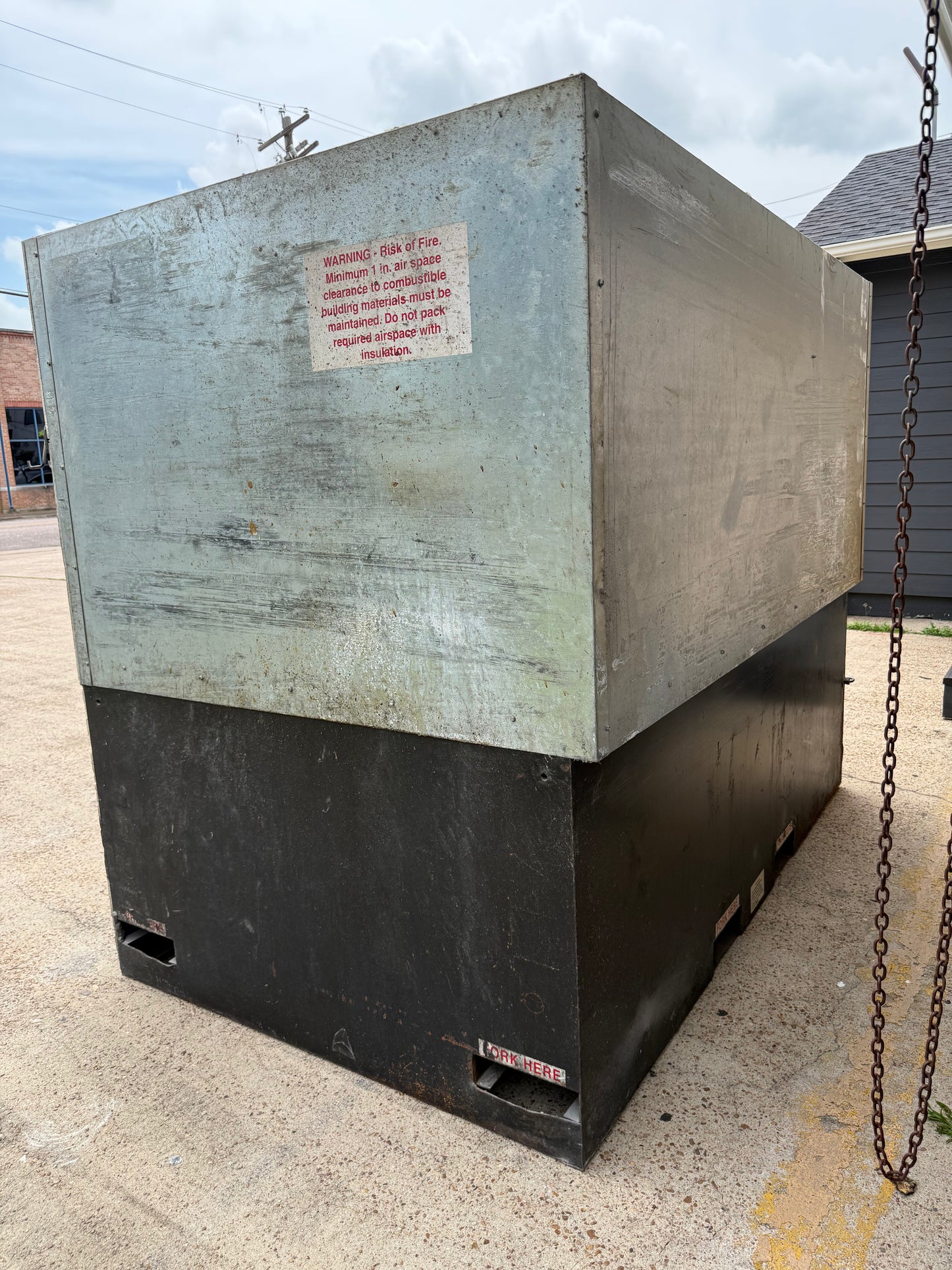 WoodStone WS-FD-9660-RFG-L-IR-CL-NG Natural Gas Deck Pizza Oven, TESTED, #9678c