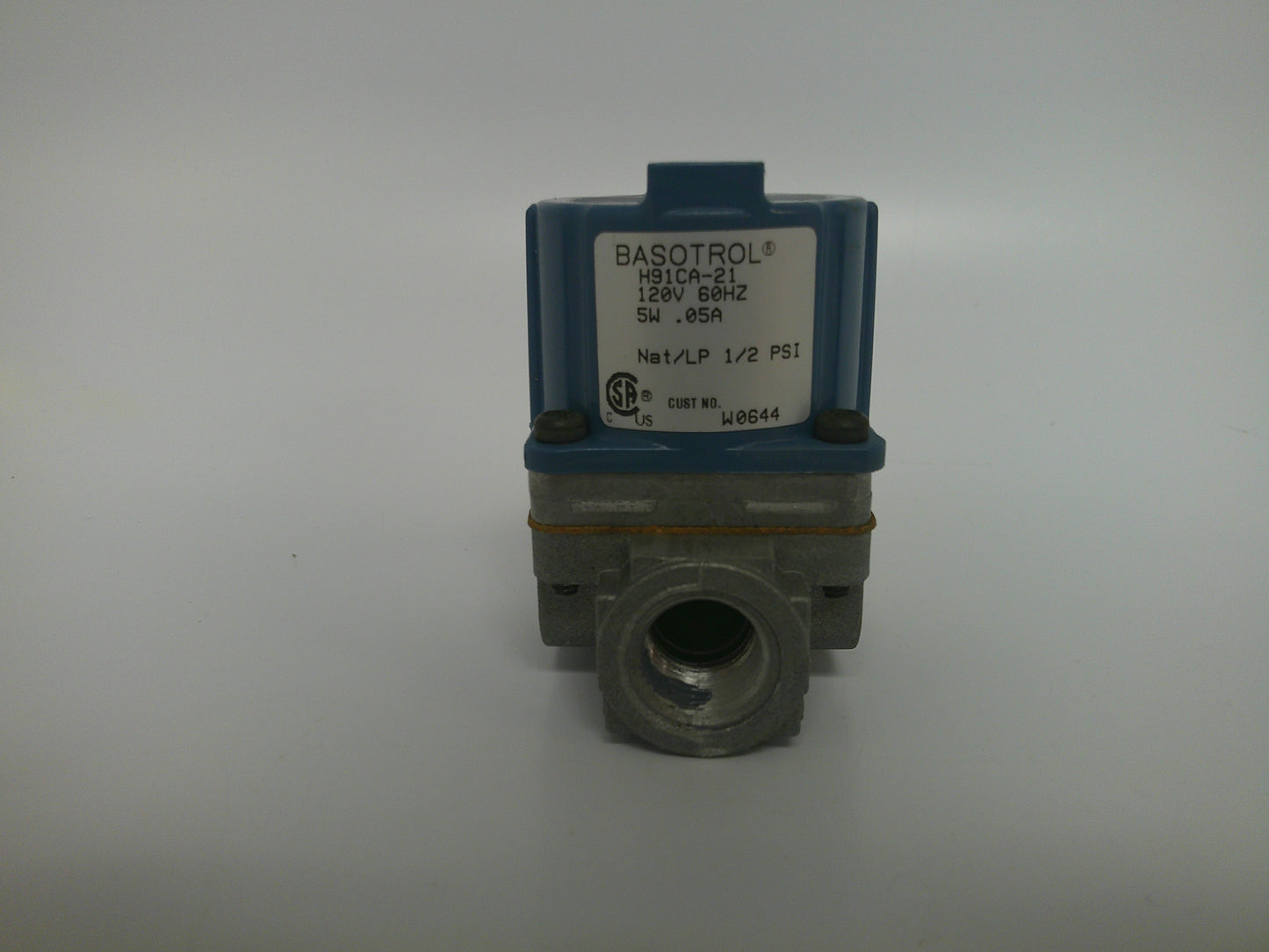 Basotrol H91CA-21, Replacement Gas Solenoid Valve, NEW-OLD STOCK, #9655