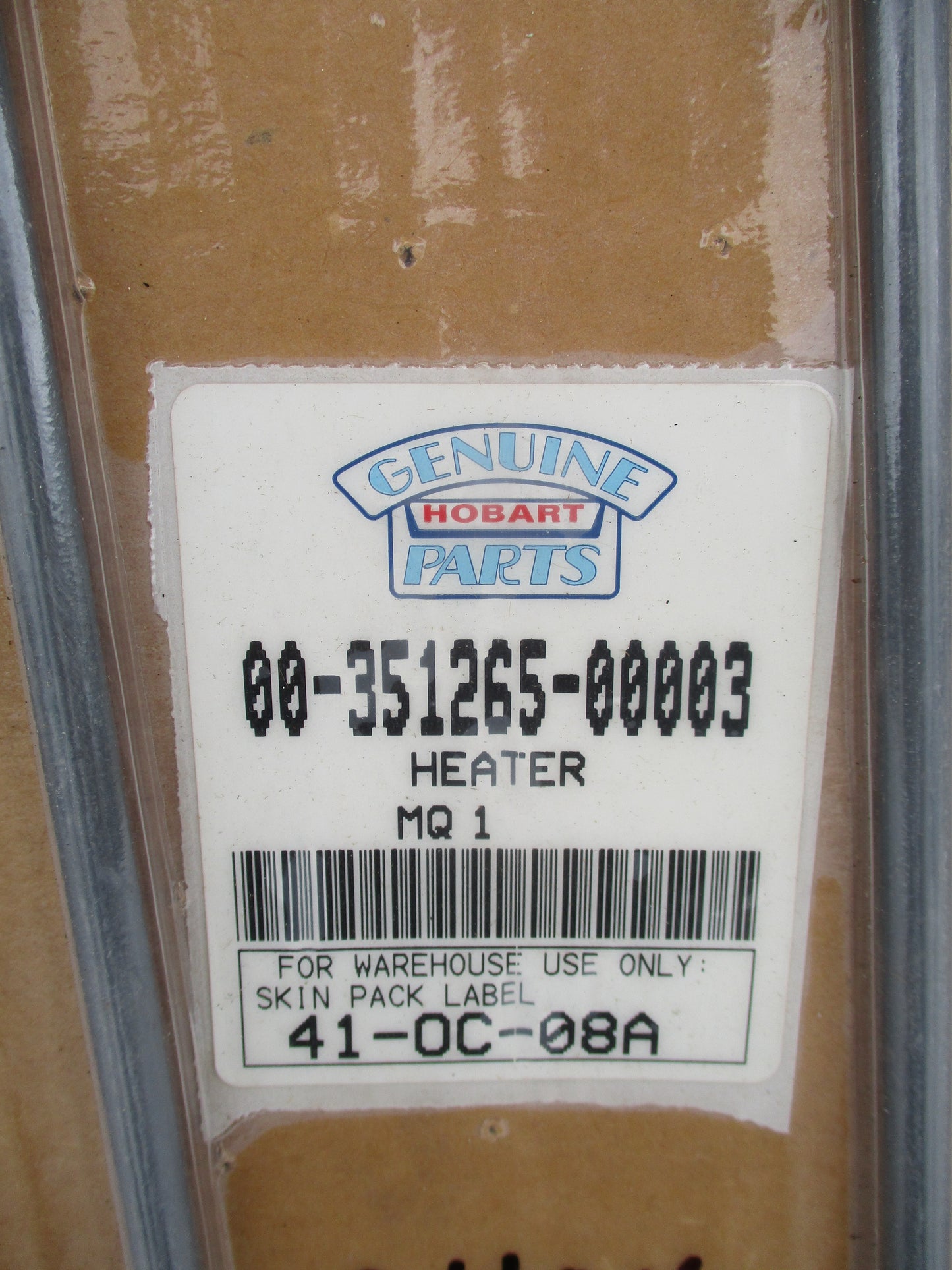 Hobart 00-351265-00003, Warmer Heating Element, 240v, 1000w, New-Old Stock, #5932