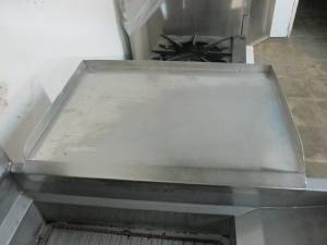 Stainless Steel Shelf for 75# Fryer 17.25"W x 23.75"D x 1"H lip, #6706