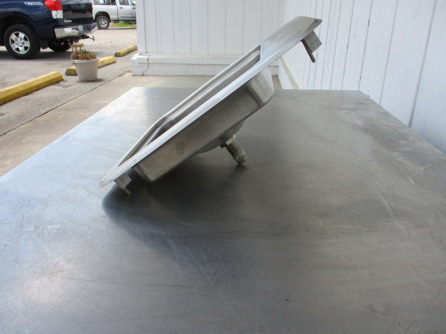 Commercial Grade Stainless Steel Drop-In Utility Sink with Drainage, #4433