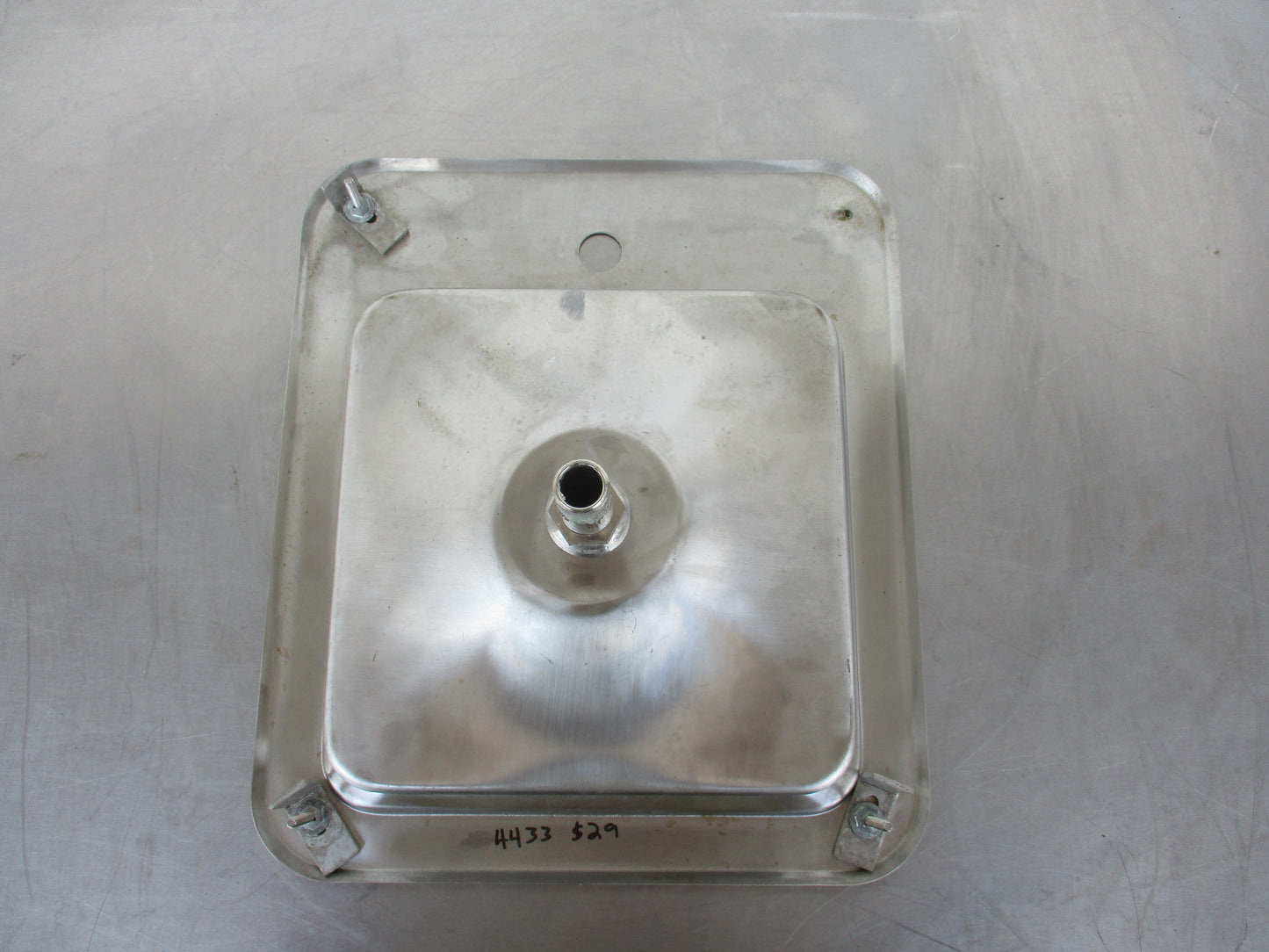 Commercial Grade Stainless Steel Drop-In Utility Sink with Drainage, #4433